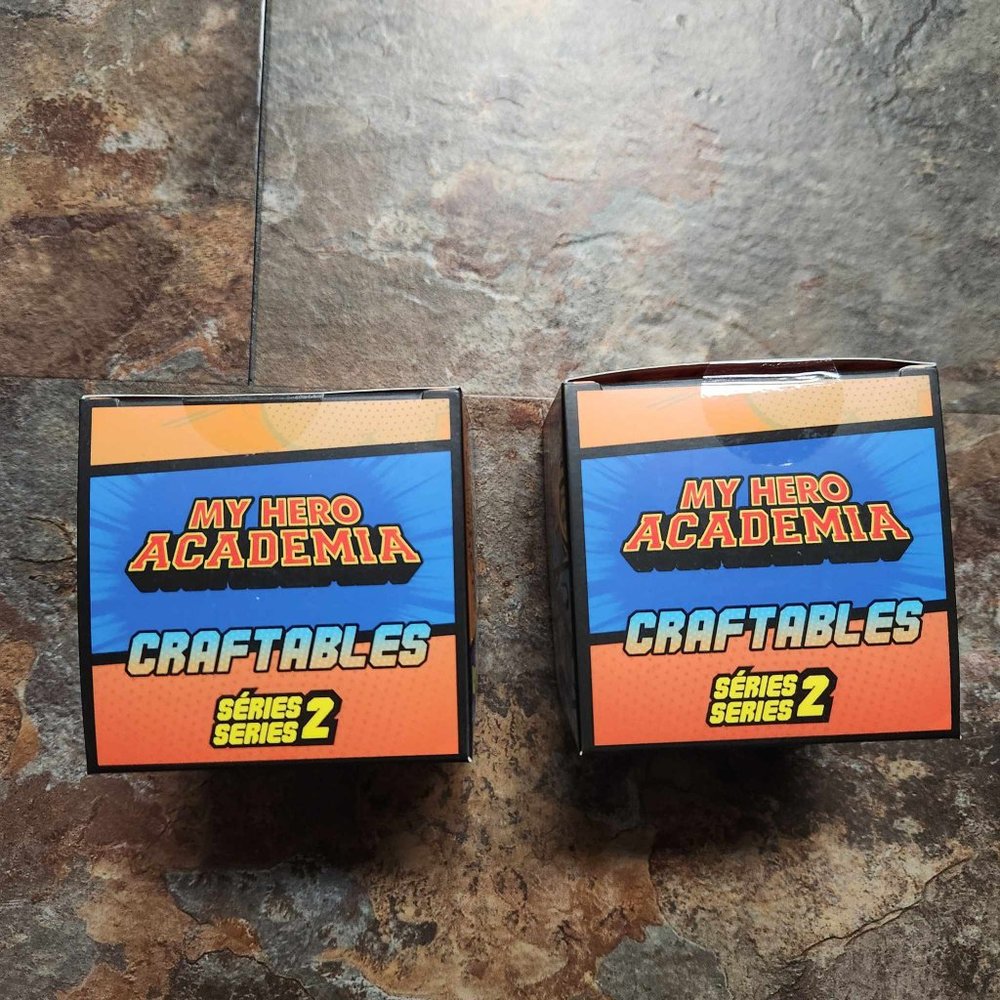 My Hero Academia Craftables Series 2 Blind Box - Lot of 2 - Brand new unopened